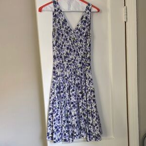 Betsey Johnson Purple Rose Fit and Flare Dress